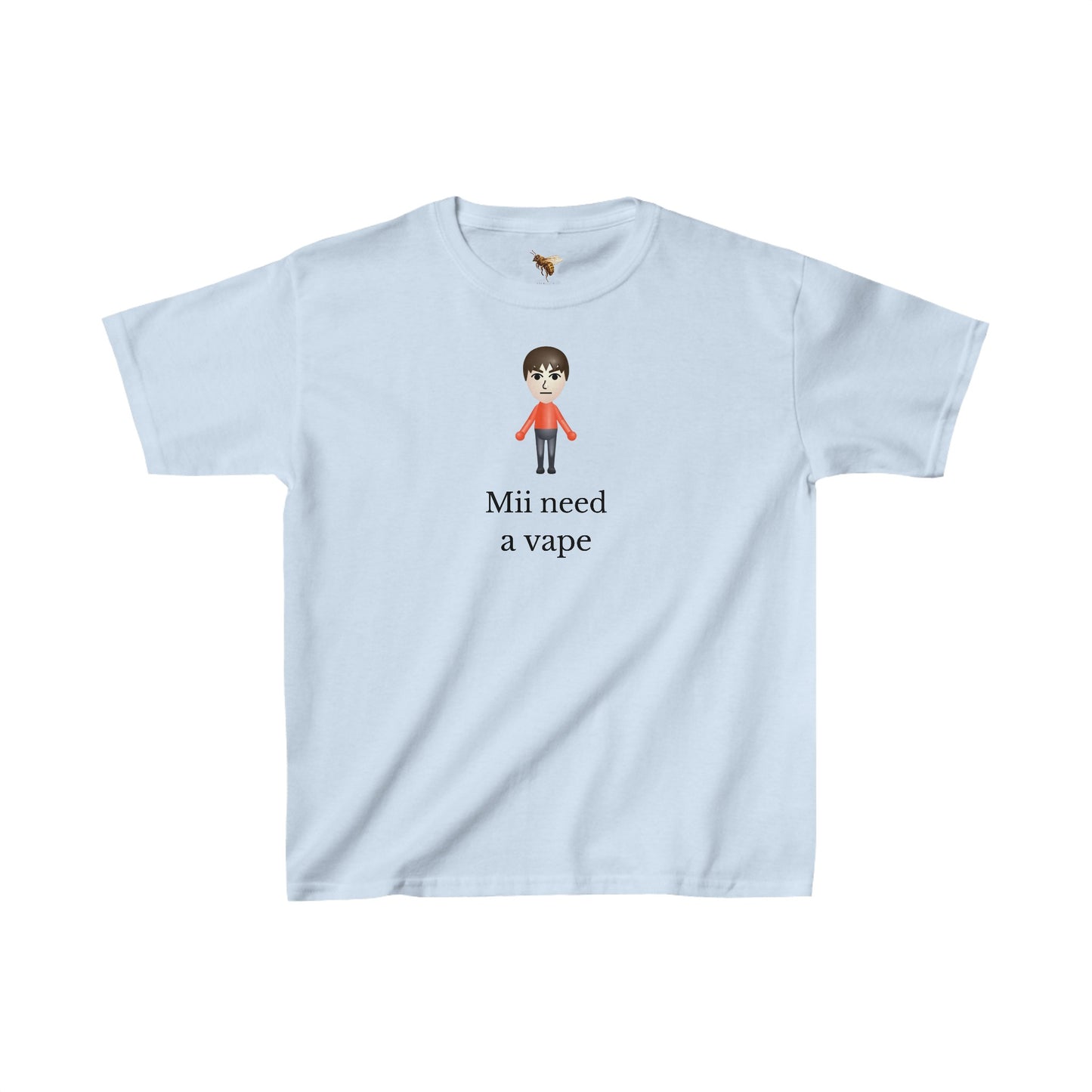 ‘Mii need a vape’ baby tee
