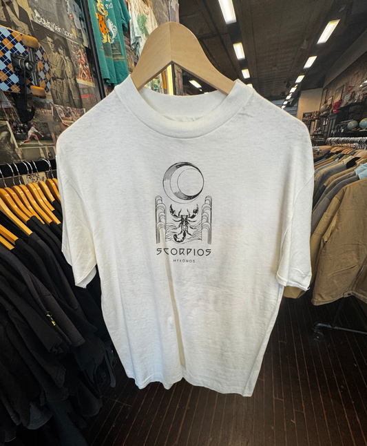 2000s SCORPIOS MYKONOS WASHED WHITE TEE