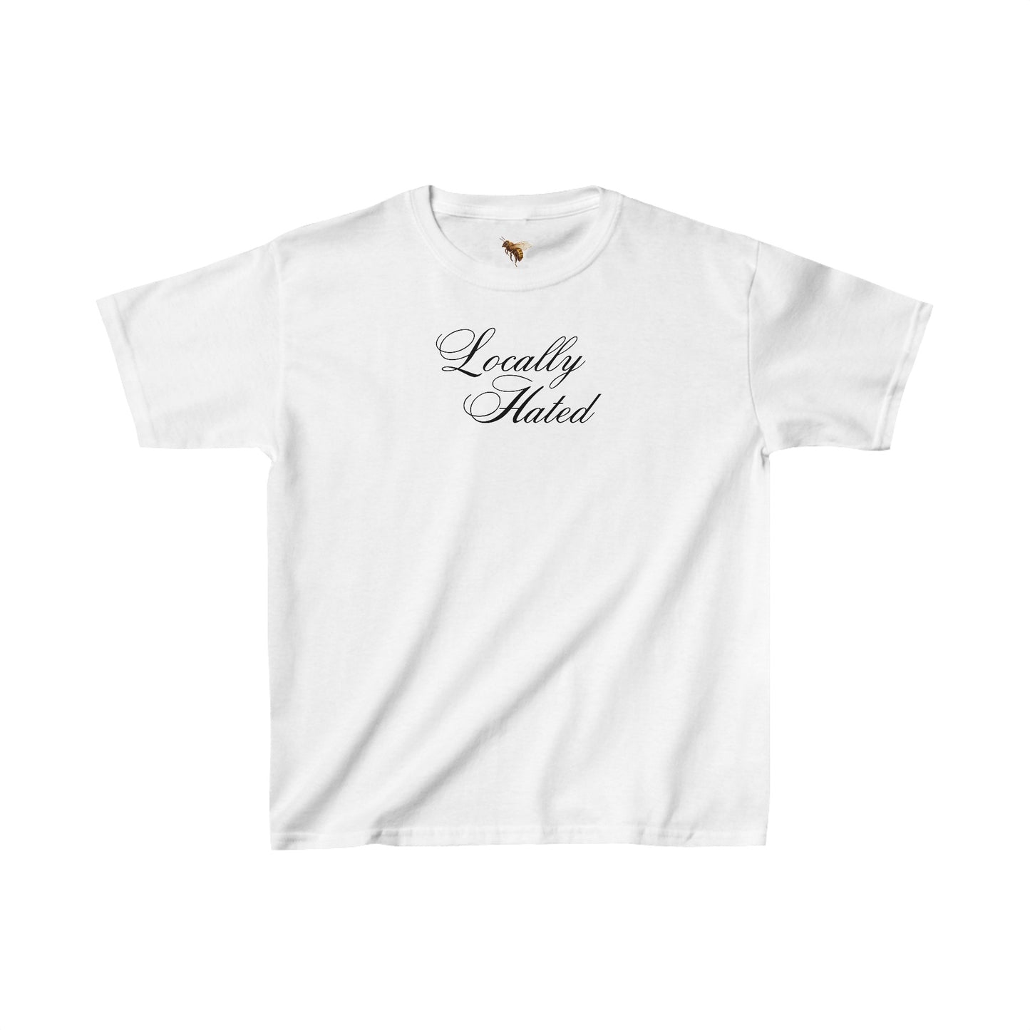 'LOCALLY HATED' baby tee