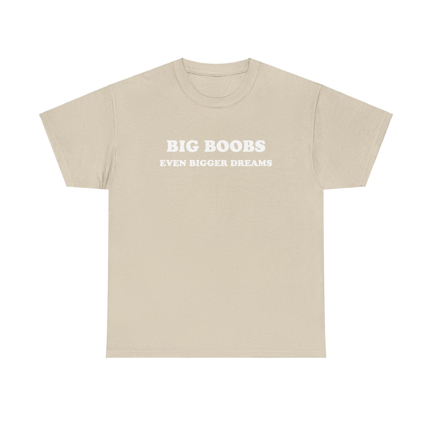 'BIG BOOBS BIGGER DREAMS' classic tee