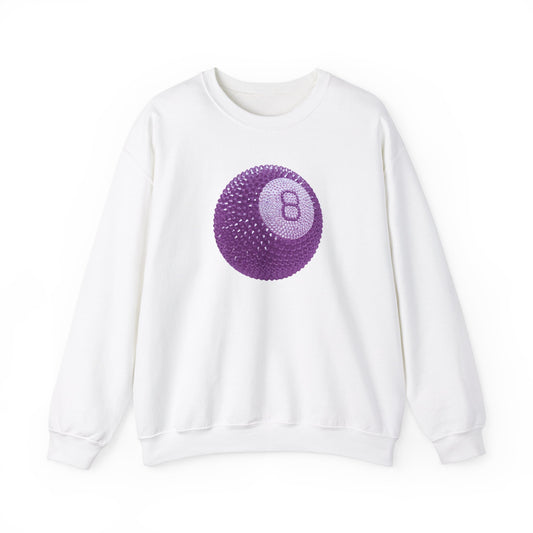 'CRYSTAL 8 BALL' crewneck