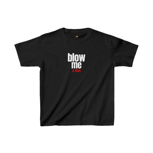 'blow me a kiss' baby tee