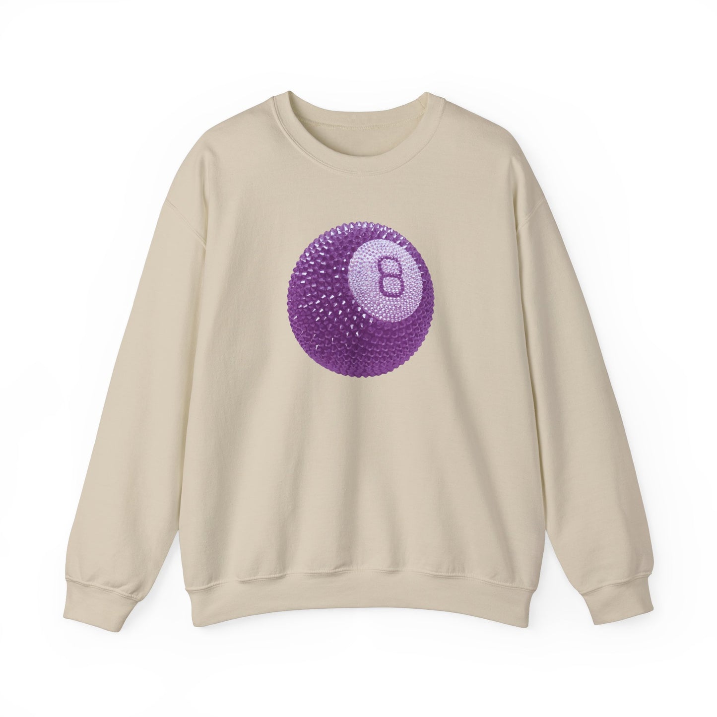 'CRYSTAL 8 BALL' crewneck