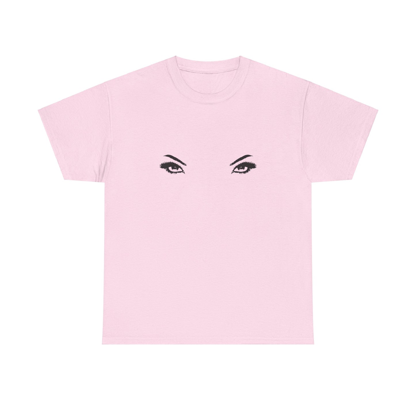 'MY EYES ARE UP HERE' tee