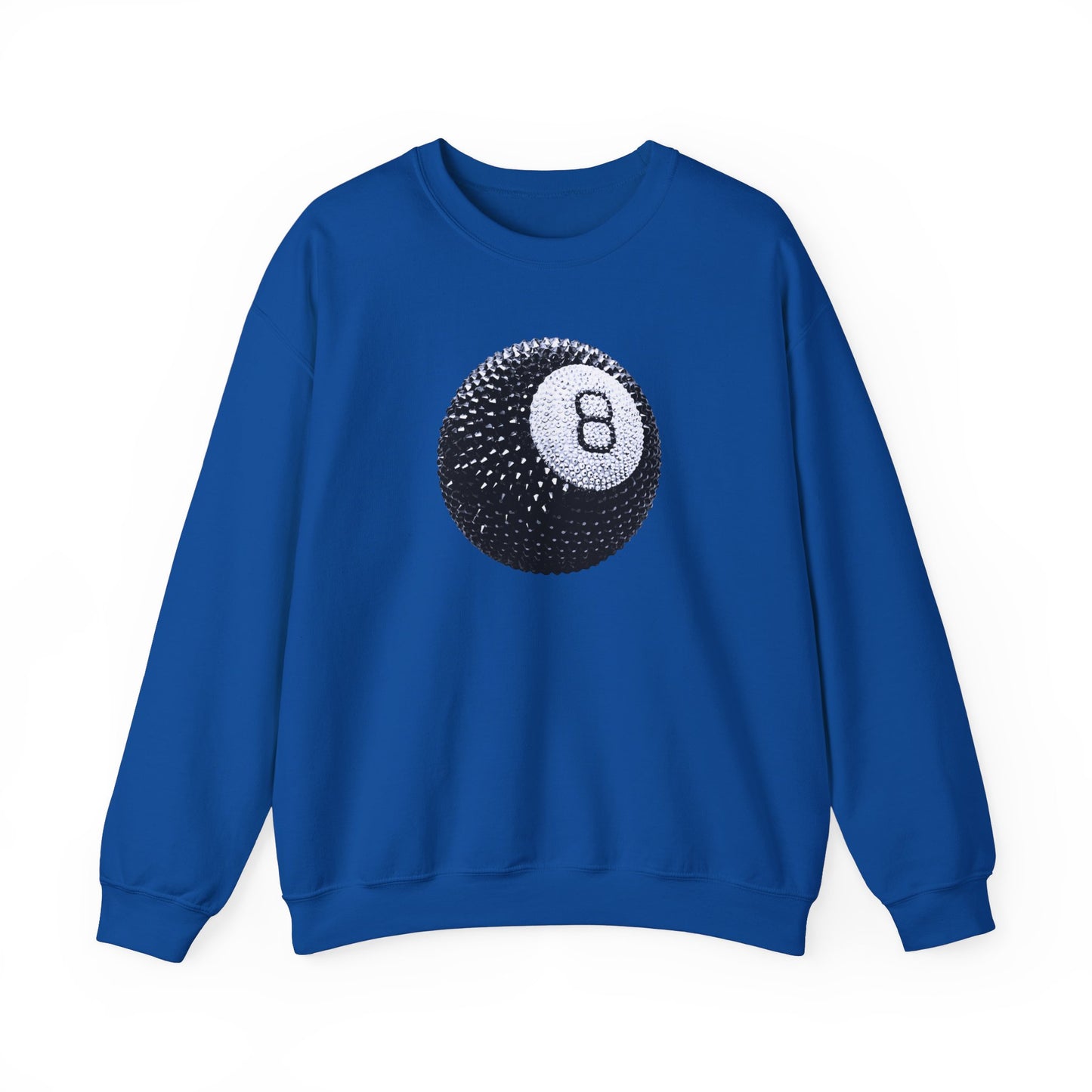 'CRYSTAL 8 BALL' crewneck