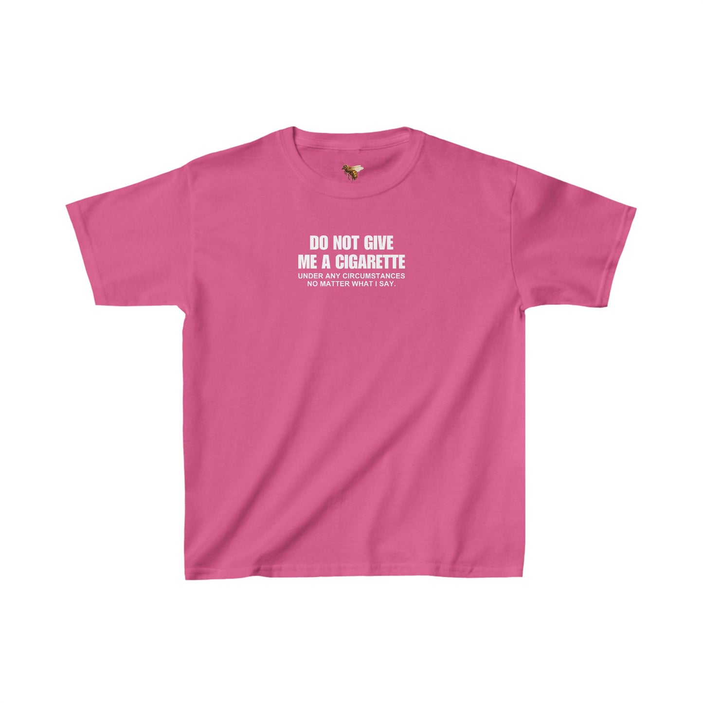 'NO CIGS FOR YOU' baby tee