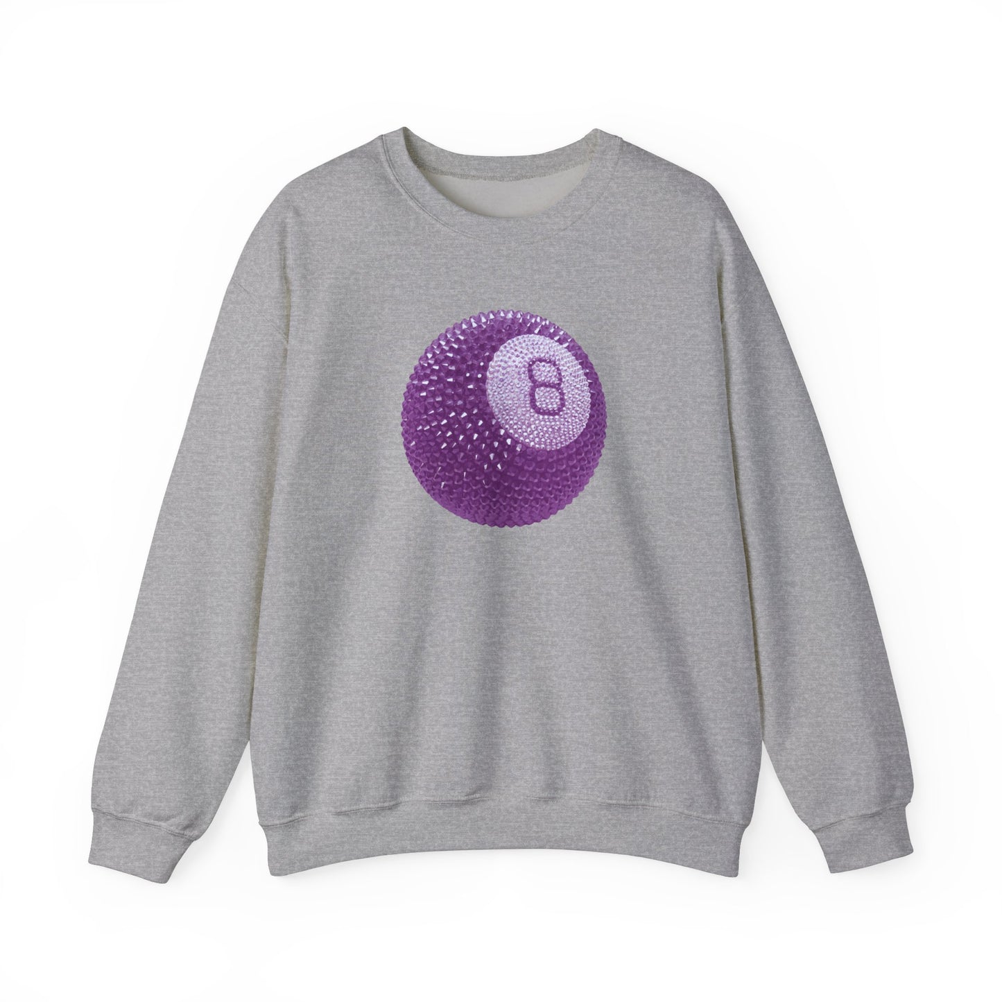 'CRYSTAL 8 BALL' crewneck