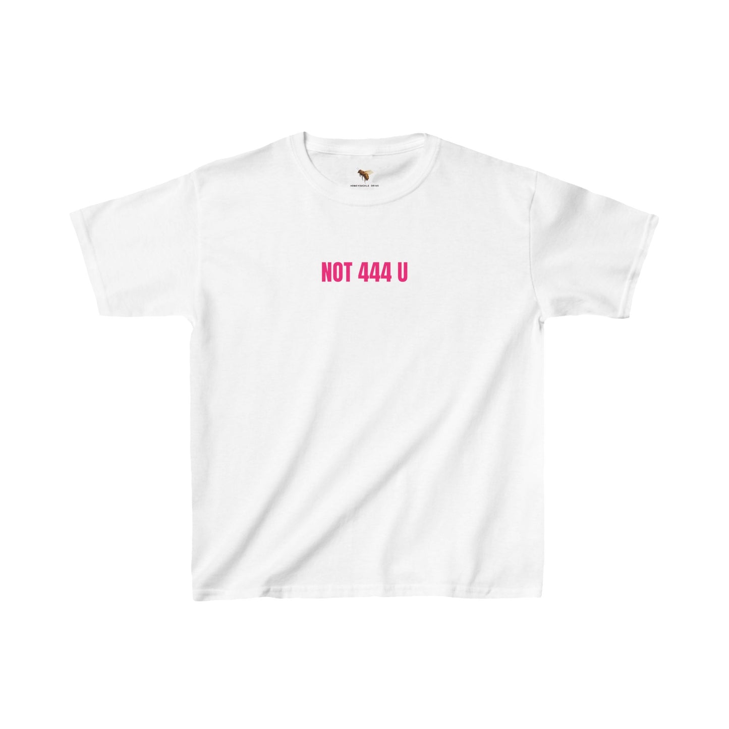 'NOT 444 U' baby tee