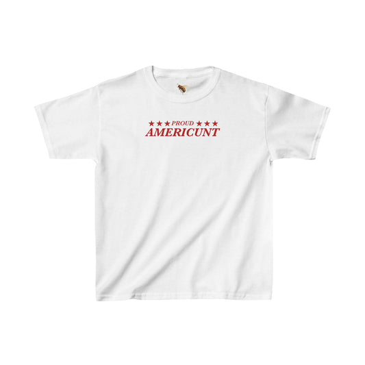 'PROUD AMERIC*NT' baby tee