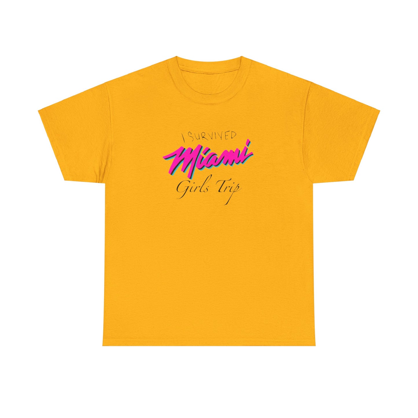 'I SURVIVED MIAMI GIRLS TRIP' classic tee