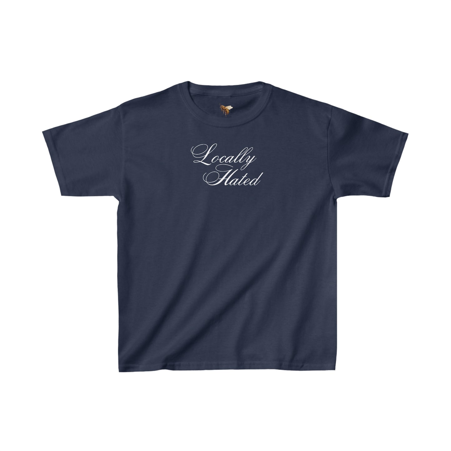 'LOCALLY HATED' baby tee