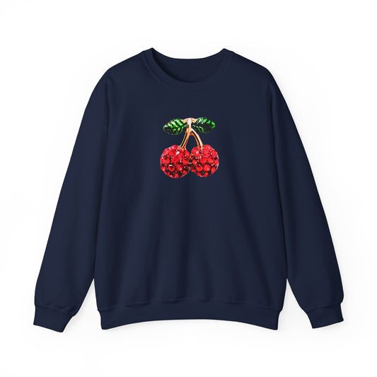 'CHERRY BLING' crewneck