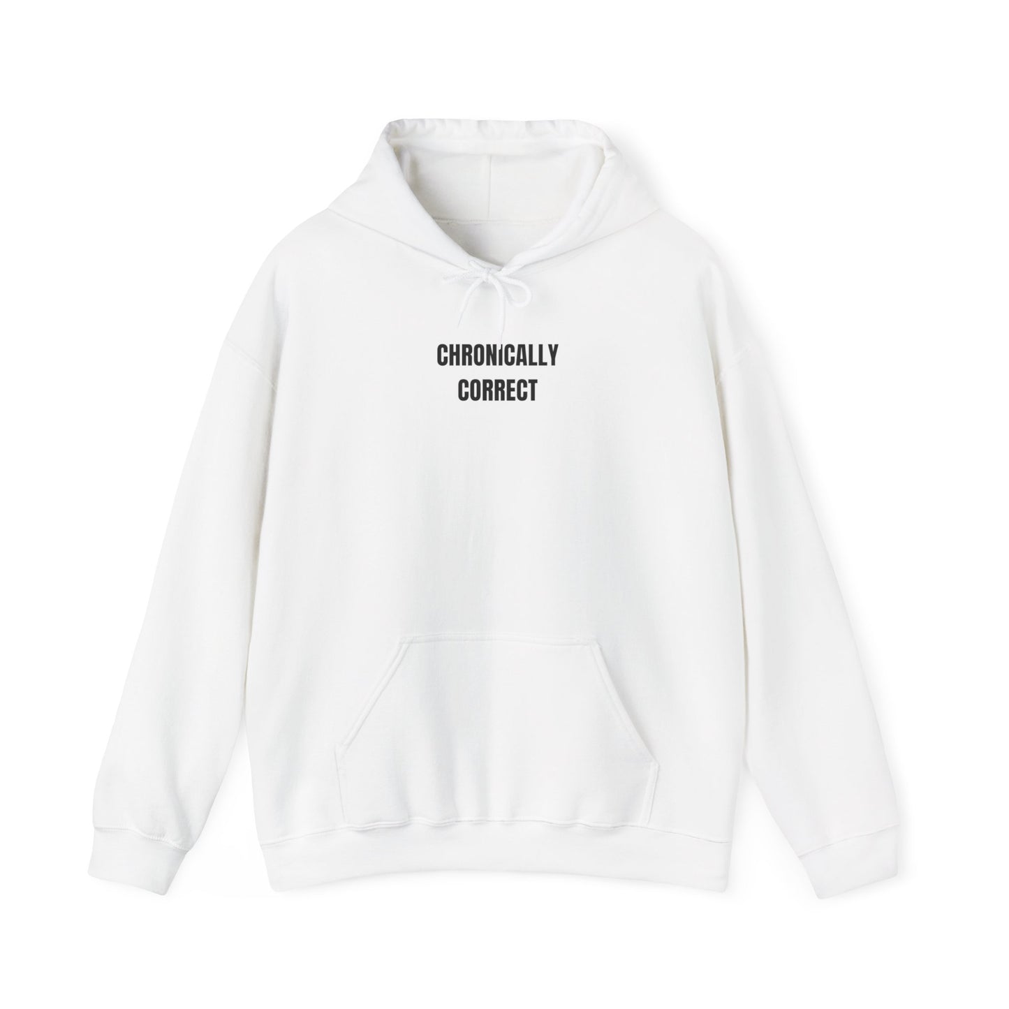 'CHRONICALLY CORRECT' hoodie