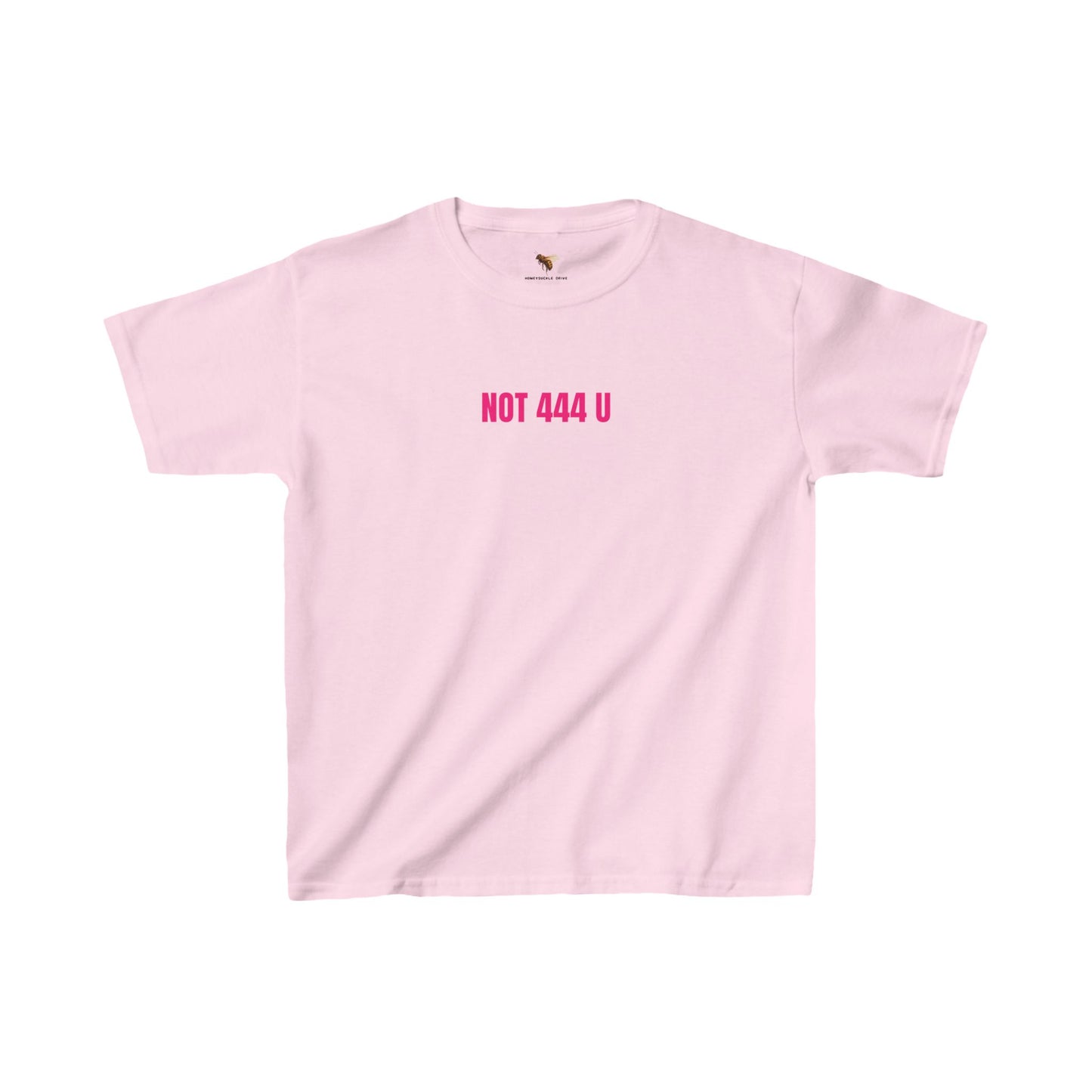 'NOT 444 U' baby tee