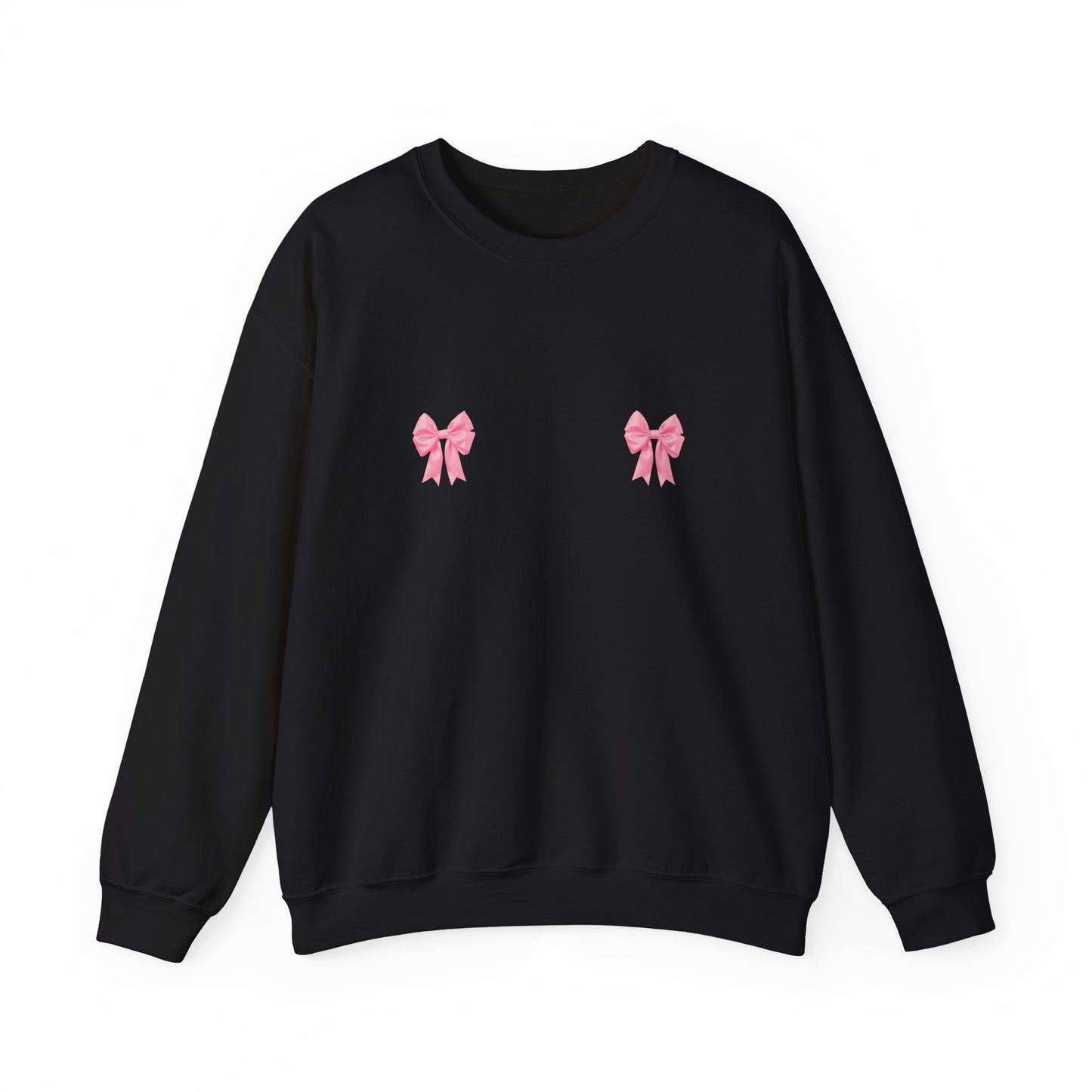 'BOW NIPS' crewneck