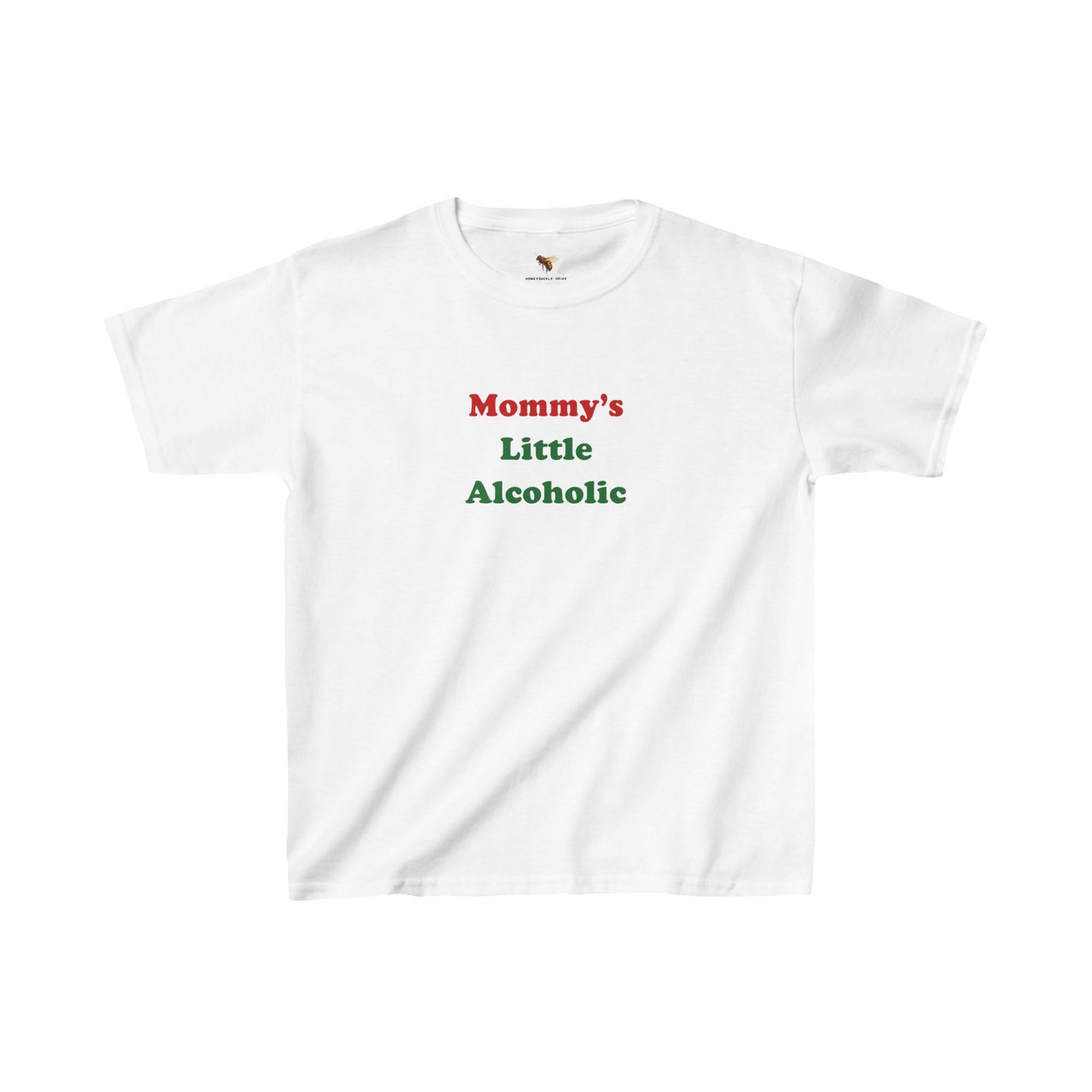 'MOMMY'S LITTLE ALCOHOLIC' baby tee