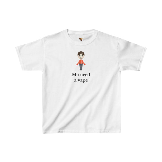 ‘Mii need a vape’ baby tee