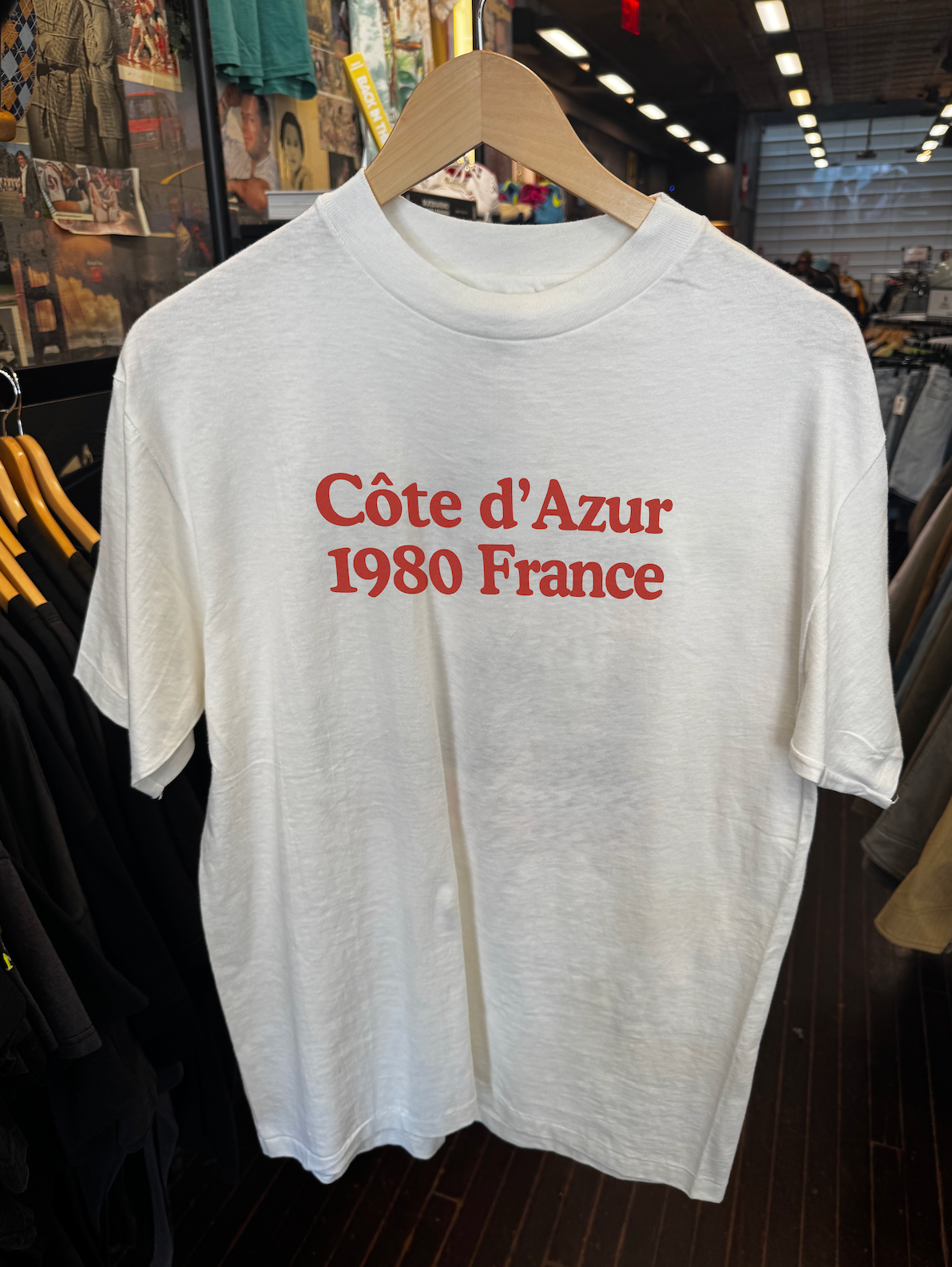 'côte d'azur 1980' vintage tee
